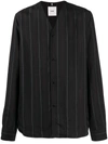 OAMC PINSTRIPED V-NECK SHIRT