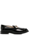 TOD'S DOUBLE T BUCKLE LOAFERS