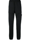 STONE ISLAND LOGO-PATCH TRACK TROUSERS