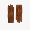 AGNELLE BROWN JESLYN EMBELLISHED LEATHER GLOVES,JESLYN15696270