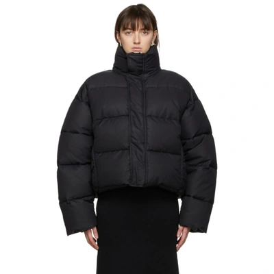 Balenciaga Women's Bb Padded Shell Short Puffer Coat In Black