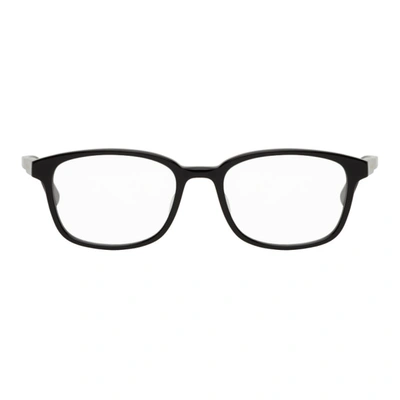 Gucci Black Rectangular Glasses In 001 Black
