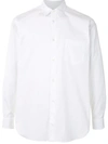 Comme Des Garçons Shirt Long-sleeve Buttoned Shirt In White