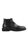 RARE RARE MAN ANKLE BOOTS BLACK SIZE 9 SOFT LEATHER,11959242EH 11