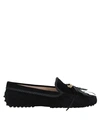 TOD'S TOD'S WOMAN LOAFERS BLACK SIZE 6 SOFT LEATHER,11804805XM 2