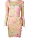 MAISIE WILEN LONGSLEEVED ABSTRACT-PRINT DRESS