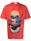 IH NOM UH NIT FACE-PRINT T-SHIRT