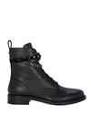 VALENTINO GARAVANI Rockstud Leather Combat Boots,060053304470