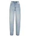 Ksubi Playback High-waisted Straight Leg Jeans In Denim