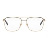 GUCCI GOLD AVIATOR GLASSES