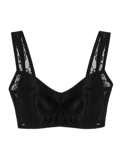 Dolce & Gabbana Corset Top In Black