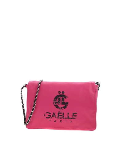 Gaelle Paris Reversible Logo Bag In Fuchsia
