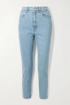 Slvrlake Beatnik High-rise Slim Ankle Jeans In Light Denim
