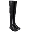 PROENZA SCHOULER FAUX LEATHER OVER-THE-KNEE BOOTS,P00527037