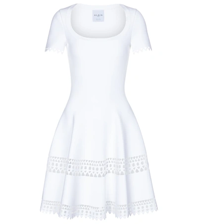 Alaïa Edition 2016 Stretch-jersey Minidress In Blanc