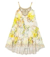 CAMILLA EMBELLISHED FLORAL COTTON DRESS,P00526054