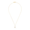 ANNI LU PEARL 18KT GOLD-PLATED NECKLACE,3935292