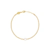 ANNI LU PEARLY 18KT GOLD-PLATED BEADED BRACELET,3935298