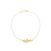 ANNI LU SEAWEED PEARLY 18KT GOLD-PLATED NECKLACE,3935301