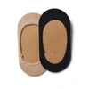 Clarks 2 Pack Nylon No Show In Black