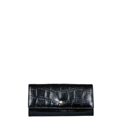 Borbonese Women's Black Leather Wallet