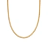 MISSOMA MENS ROUND CURB CHAIN NECKLACE 18CT GOLD PLATED VERMEIL,MJ G N5 NS