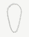 MISSOMA MENS CHUNKY CHAIN NECKLACE SILVER PLATED,MJ S N10 NS