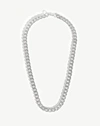 MISSOMA MENS CHUNKY CURB CHAIN NECKLACE SILVER PLATED,MJ S N1 NS