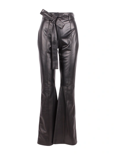 16arlington Hana Leather Trousers In Black