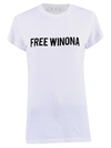 Off-white Free Winona Cotton Jersey T-shirt In White