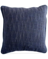 DKNY PURE SPACE-DYED 18" SQUARE DECORATIVE PILLOW BEDDING