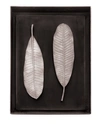 Michael Aram Special Editions Champa Leaf Shadow Box In Silver
