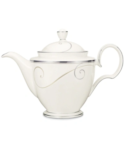 Noritake Dinnerware, Platinum Wave Coffee Pot