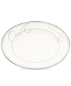Noritake Dinnerware, Platinum Wave Oval Platter