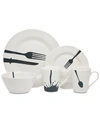 Godinger Acme 16-pc. Dinnerware Set In White