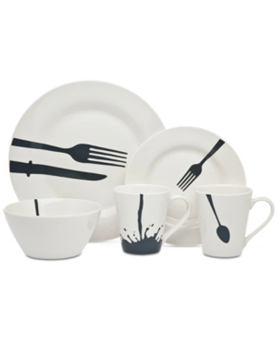 GODINGER ACME 16 PC. DINNERWARE SET, SERVICE FOR 4