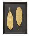 Michael Aram Champa Leaf Shadow Box In Gold