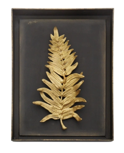 Michael Aram Fern Wall Shadow Box In Gold