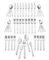 J.a. Henckels Zwilling  Squared 45-pc 18/10 Stainless Steel Flatware Set, Service For 8 In Stainless Steel