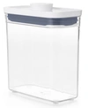 OXO POP SLIM SHORT RECTANGULAR FOOD STORAGE CONTAINER