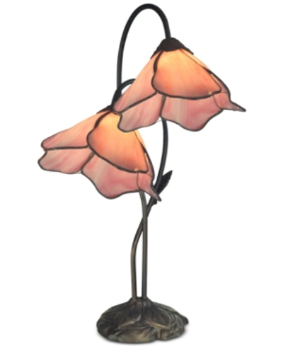 Dale Tiffany Poleking Lily Table Lamp In Bronze