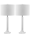 Safavieh Set Of 2 Tyrone Table Lamps In Clear
