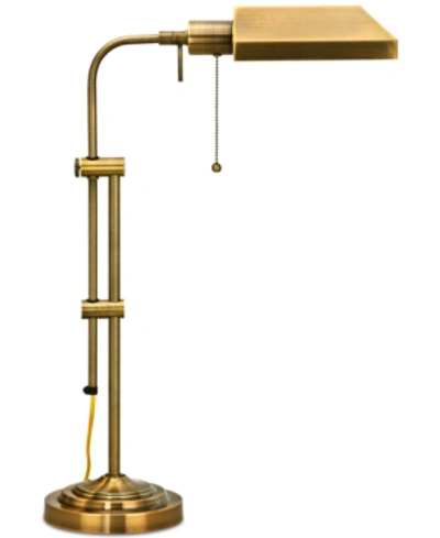 Cal Lighting Pharmacy Table Lamp With Adjustable Pole In Antique Bronze