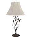 Cal Lighting Fiona Iron Table Lamp In Grey White