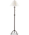 Cal Lighting Wyndmere Iron Floor Lamp With Pull Chain In Black