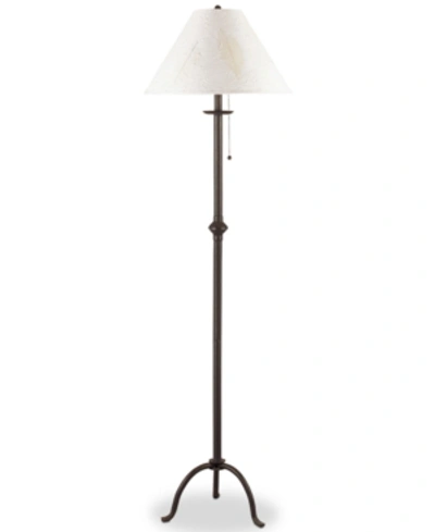 Cal Lighting Wyndmere Iron Floor Lamp With Pull Chain In Black