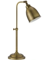 Cal Lighting Pharmacy Table Lamp With Adjustable Pole In Antique Bronze