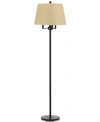 Cal Lighting 150w 3-way, 40wx3, Andros Floor Lamp In Dark Bronze