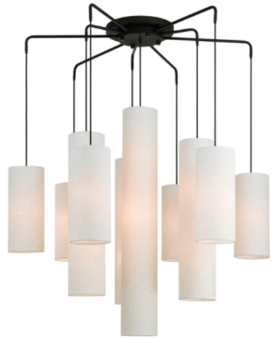 Livex Strathmore 10-light Chandelier In Bronze