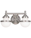 Livex Oldwick Vanity Light In Brushed Nickel